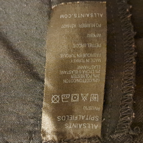 All saint coated shinny back pants - Picture 5 of 9